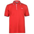 ✅👕 SLAZENGER Herren Polo Shirt Hemd S-4XL Fitness Sport Sommer Rot TIP