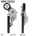 SKF VKM 31012 Riemenspanner, Keilrippenriemen oben für AUDI SEAT SKODA VW