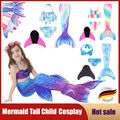 Flosse Meerjungfrauen Kind Bikini Mermaid Meerjungfrau Monoflosse Kinder Schwanz