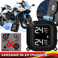 Motorrad TPMS Reifen Druck Überwachung System Mit Extern Sensoren Wasserdicht