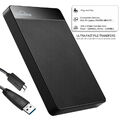 Externe Festplatte USB 3.0 1TB 2.5" Portable Desktop HDD für PC Mac PS Xbox TVs