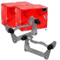 2X TRW HALTER BREMSSATTEL TRÄGER HINTEN BEIDSEITIG PASSEND FÜR AUDI A8 VW