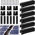 Solarpanel Halterung Schiene Trapezblech Flachdach PV Befestigungsschiene 12CM