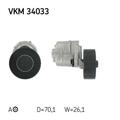 SKF VKM 34033 Riemenspanner Keilrippenriemen Rechts für Ford Fiesta IV Mazda