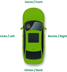 Scheinwerfer Links Halogen H4 für Opel Vivaro B X82 Pritsche 14-19 TYC