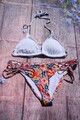 MIX & MATCH NECKHOLDER GEPOLSTERTES ATEMBERAUBENDES BIKINI SET GRÖßE UK 12 EU 40 C18