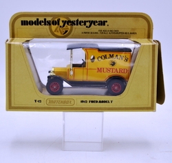 Die Cast " 1912 Ford Modell T " Matchbox Models Of Yesteryear (Y12)