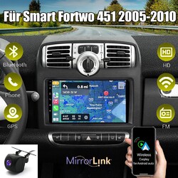 Android 13 Apple CarPlay Für Smart Fortwo 451 2005-2010 Autoradio GPS Navi FM