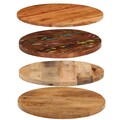 Rund Tischplatte Ø40-90cm Holztischplatte Platte Ersatz Bodenplatte für Tisch