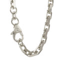 Silberkette Ankerkette diamantiert Halskette 4,0 mm massiv 925 Silber