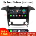 Android 13 Autoradio GPS Carplay DAB+ WIFI Android Auto Für Ford S-Max 2007 2008