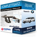 Für BMW 2er Gran Tourer 14- WESTFALIA Anhängerkupplung abnehmbar + 13polig AHK