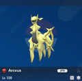 Shiny Arceus | 6 DV/IV MAX EV | HOME Pokemon Karmesin Purpur / Scarlet Violet