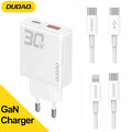 GaN Ladegerät 30W Wandladegerät USB-A / USB-C Netzteil Schnell Ladegerät Dudao