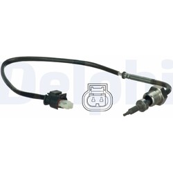 Delphi TS30073 Sensor Abgastemperatur für MERCEDES BENZ A KLASSE B C CLA CLS E