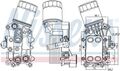 NISSENS 91311 Ölkühler, Motoröl für AUDI SEAT SKODA VW
