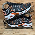 Nike Turnschuhe Damen Größe UK 4,5 Air Max Plus TN schwarz orange Laufschuhe GS