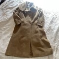 Hellbrauner Fleece-Mantel 42