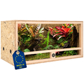 ITA Terrarium 100x50x50 Seitenbelüftung OSB Holzterrarium Holz Terrarien