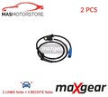 ABS SENSOR DREHZAHLFÜHLER PAAR HINTEN MAXGEAR 20-0116 2PCS A NEU OE QUALITÄT