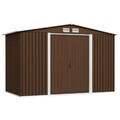 Geräteschuppen Gartenschuppen Gerätehaus Gartenhaus Schuppen Stahl vidaXL