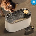 3L Katzen Hunde Trinkbrunnen Haustier Automatisch Wasserspender Trinkschüssel