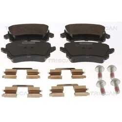 1x Bremsbelagsatz, Scheibenbremse TRISCAN 8110 29077 passend für AUDI SEAT VW
