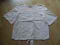 Esprit edc wunderschöne Chiffon Bluse Gr. S / 36 rosa mit Schleife Spitze* Neu *