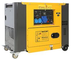 Silent Diesel Stromaggregat 230V 5500W Stromerzeuger E-Starter Generator 02447