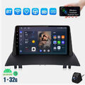 32G Für Renault Megane 2 2002-2009 Android 13 Autoradio CarPlay Kam Navi RDS