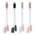 2-in-1-Adapterkabel, 3,5-mm-Audioanschluss, USB Typ-C auf 3,5-mm-Splitter