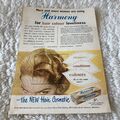Harmony Haarfarbe Shampoo Original 1957 Werbung. Die neue Haarkosmetik (2)