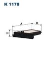 FILTRON K 1170 Filter, Innenraumluft für MITSUBISHI