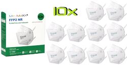 10x MedMaXX FFP2 NR Atemschutzmaske auch für Kinder geeignet Größe XS weißpersönliche Schutzausrüstung PSA • ideal für Schulen