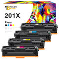 4x Toner Kompatibel für HP 201X 201A Color Laserjet Pro MFP M277dw M277n M252dw
