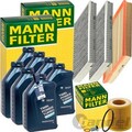 MANN INSPEKTIONSPAKET passend für BMW 5er E60 61 523-30i+xi+7L ORIGINAL 5W-30 ÖL