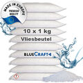 10x 1kg Raum Luft-Entfeuchter Granulat im Vliesbeutel Nachfüllpack (2,30 €/1 kg)