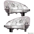 Hauptscheinwerfer SET H4 mit Motor passt für Peugeot Partner Tepee 08-11