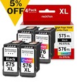 1-4x SET Patronen für Canon PG-575 576 XL PIXMA TS3550i TS3551i TR4750i TR4751i