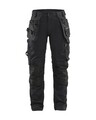 BLAKLÄDER Damen Handwerkerhose Schwarz