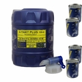20L Motoröl MANNOL 4-Takt Plus 10W-40 Motorradöl 4xMotor Doctor