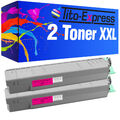 2 Toner XL Magenta PlatinumSerie für Oki C8600 8800 43487710