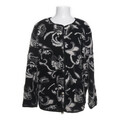 Peter Hahn, Strickjacke, Damen, Größe: 46, Schwarz/Grau, Wolle/Polyester #VrN