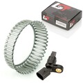ABS-Sensor und ABS-Ring Set Hinterachse 43 Zähne für VW BORA CADDY II NEW BEETLE