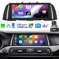 10.25" Android14 DAB+ Autoradio 8Core Carplay Für BMW 5er F10 F11 NBT 128G +KAM