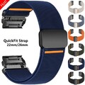 Nylon Quickfit Armband Für Garmin Fenix 8 E 7 7X 6 6X 5X Plus Tactix Epix Pro 2