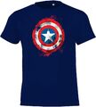 Youth Designz Vintage Captain America Kinder T-Shirt Print Thor Hulk Ironman fun