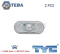 18-0605-11-2 BLINKER BLINKLICHT BLINKLEUCHTE TYC 2PCS FÜR SKODA CITIGO 1.0 1L