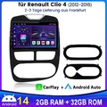 Für Renault Clio 4 2012-2016 Autoradio Navi Android 14 2+32G Carplay GPS WiFi FM