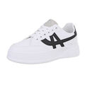 Sneakers Low Damenschuhe 8623 Ital-design In Weiß